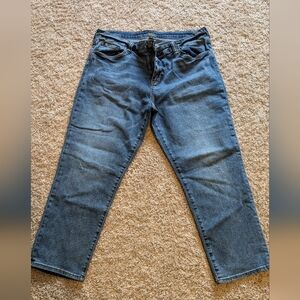 Kut Crop Roll Up Jeans